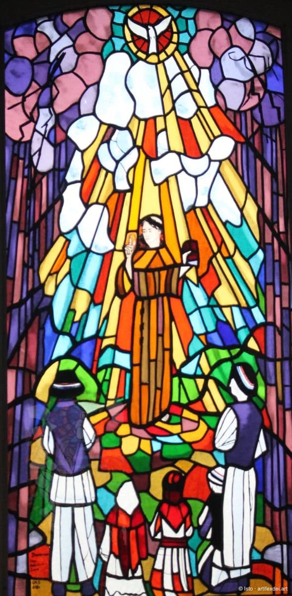 Vitraj iz života sv. Ante